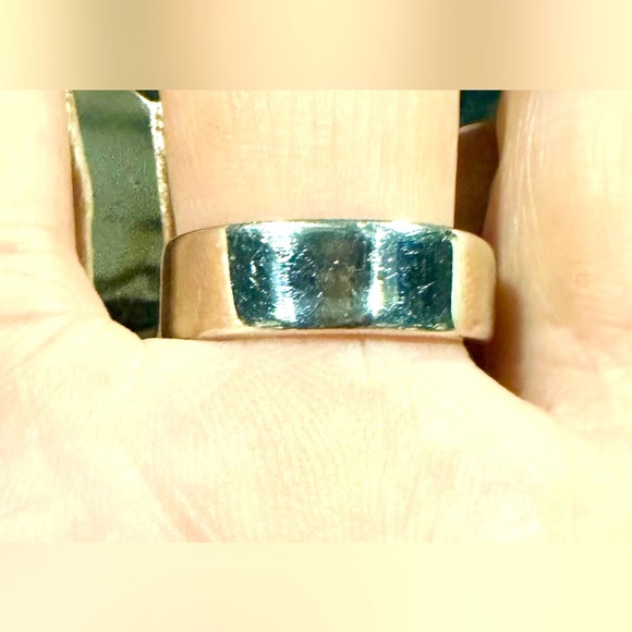 EUC Rainbow Quartz Faceted Flower Bust Sterling Silver Ring - Picture 9 of 13